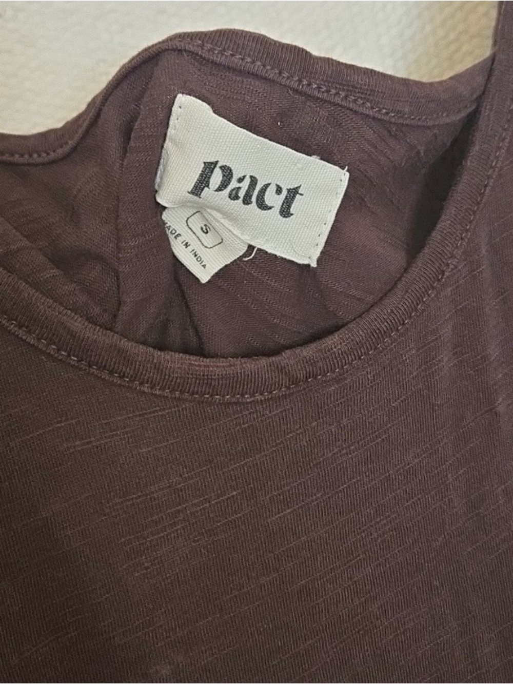 Pact organic cotton jumpsuit brown small - Picture 3 of 7